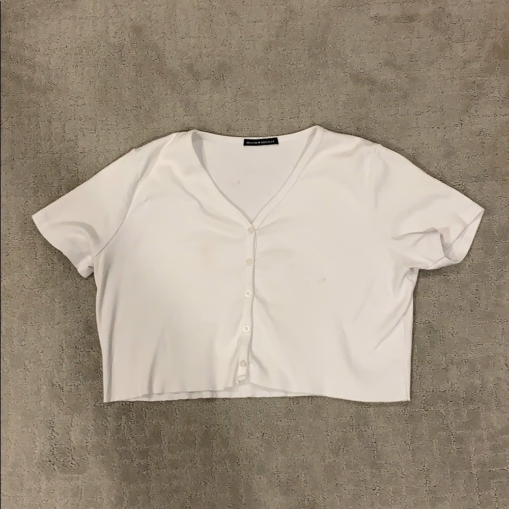 White Brandy Melville jessie top